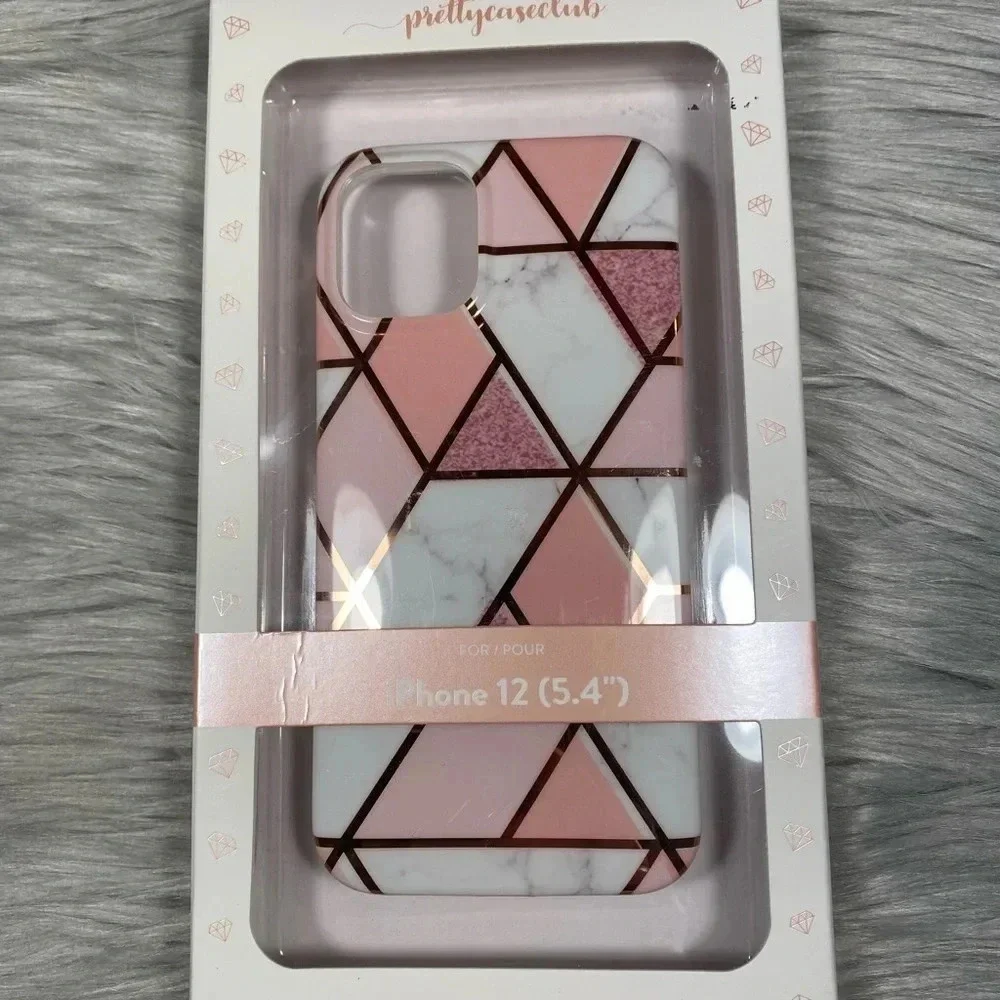 🆕 Pretty Case Club Marble & Line IPhone 12 Case